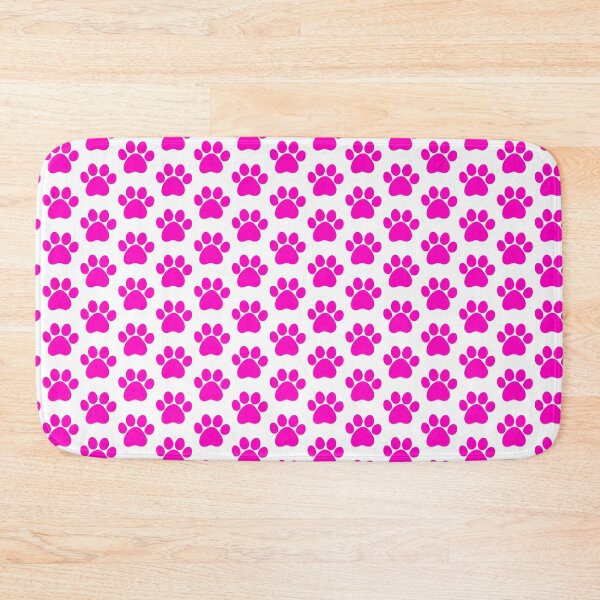 Item preview, Dog Paw Print - Pink White designed and sold by Meliafroggy.