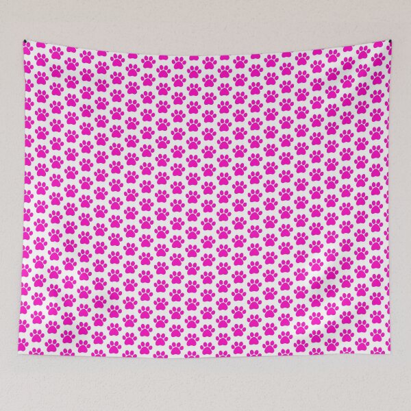 Item preview, Dog Paw Print - Pink White designed and sold by Meliafroggy.