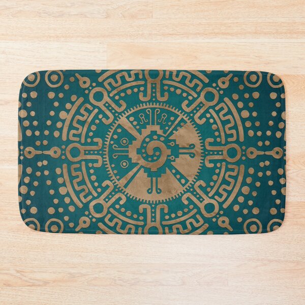 Item preview, Golden Embossed Hunab Ku Mayan symbol  designed and sold by Nartissima.