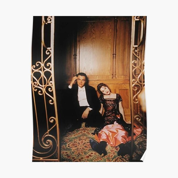 rose esthétique et jack titanic Poster