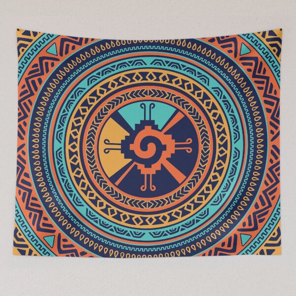Item preview, Colorful Hunab Ku Mayan symbol  designed and sold by Nartissima.