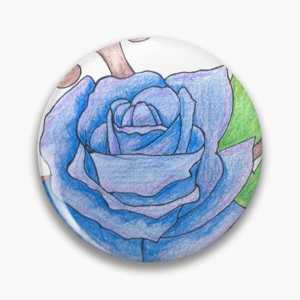 Item preview, Blue rose art designed and sold by Perggals© - Stacey Turner.