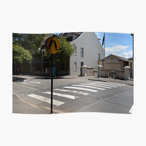 Pedestrian Crossing II Poster
