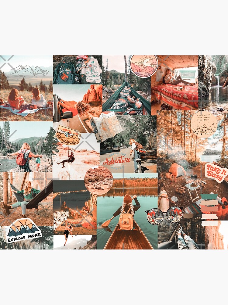 Granola Girl Mood Board Tapestry for Sale by Xandra Jones