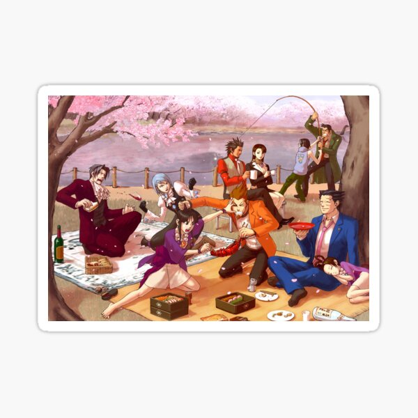 Pique-nique Ace Attorney Sticker