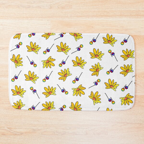 Item preview, Rainbow floral pattern designed and sold by Chiara Filincieri.