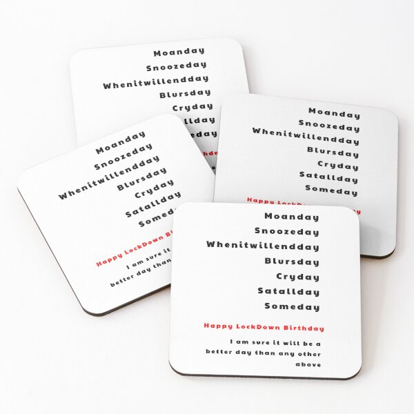 Item preview, Happy Birthday, lockdown, quarantine designed and sold by avit1.