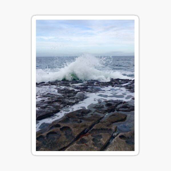 Item preview, Wave Action on the Flaggy Shore designed and sold by Antoinette Hensey.