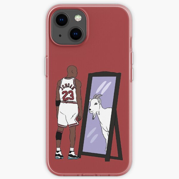 Michael Jordan Mirror GOAT Coque souple iPhone