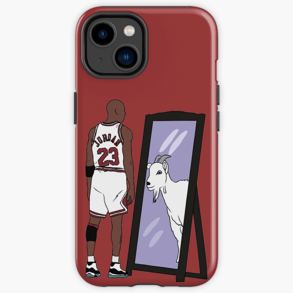 Michael Jordan Mirror GOAT iPhone Case