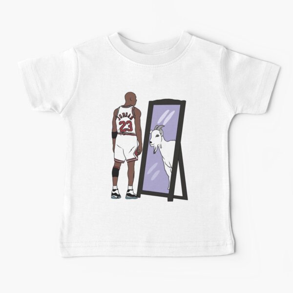 Michael Jordan Mirror GOAT Baby T-Shirt