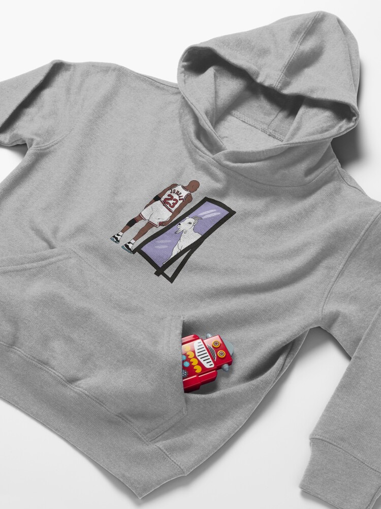 Alternate view of Michael Jordan Mirror GOAT Kids Pullover Hoodie