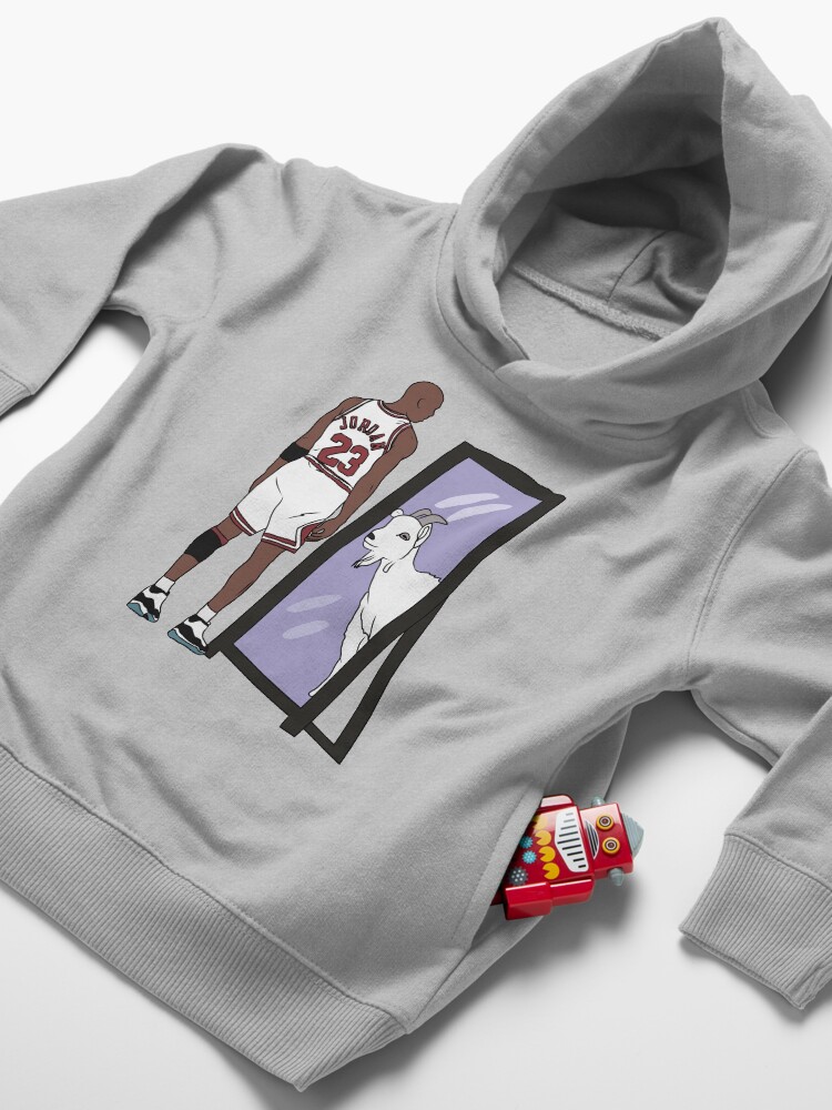 Alternate view of Michael Jordan Mirror GOAT Toddler Pullover Hoodie