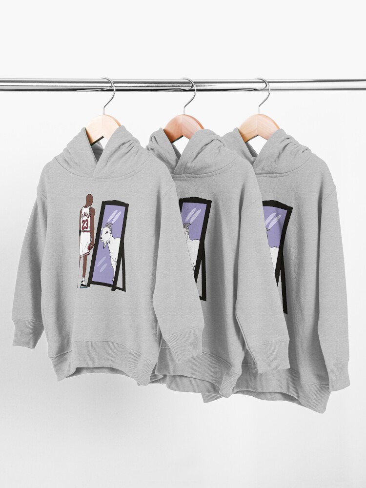 Alternate view of Michael Jordan Mirror GOAT Toddler Pullover Hoodie