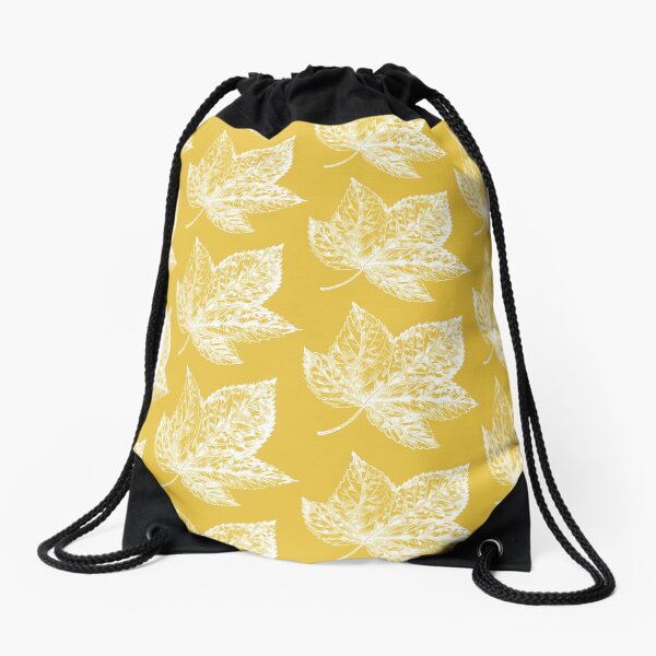 Canadian Leaf Drawstring Bag