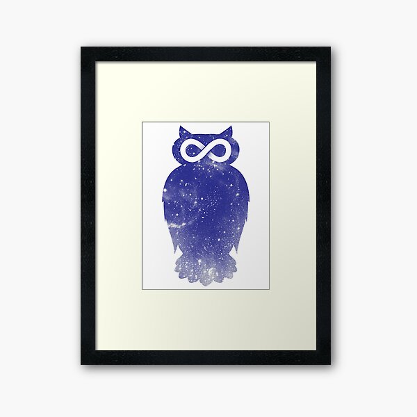 Owlfinity II Framed Art Print
