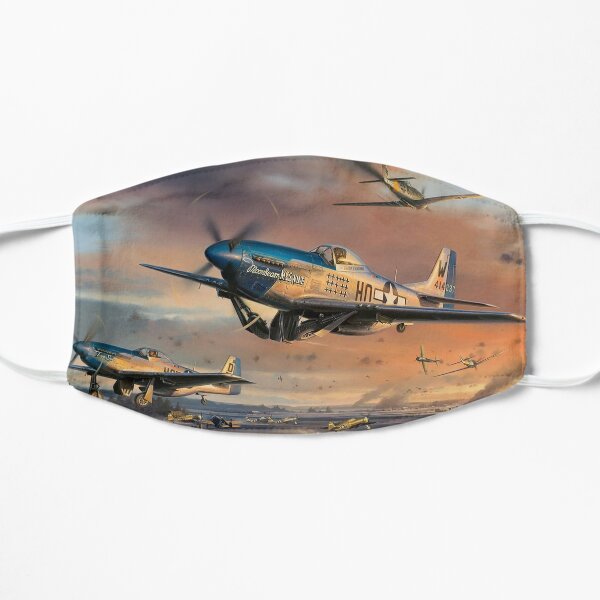 North American P-51 Mustang Flat Mask