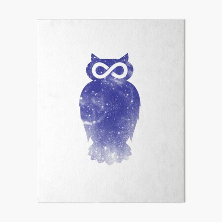 Owlfinity II Art Board Print