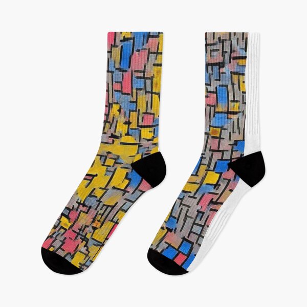 Item preview, Artsy geometric abstract pattern designed and sold by Joie-et-Poesie.