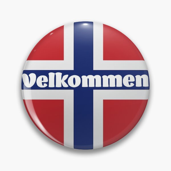 Item preview, Velkommen:  Norwegian for Welcome on the Flag of Norway designed and sold by Havocgirl.