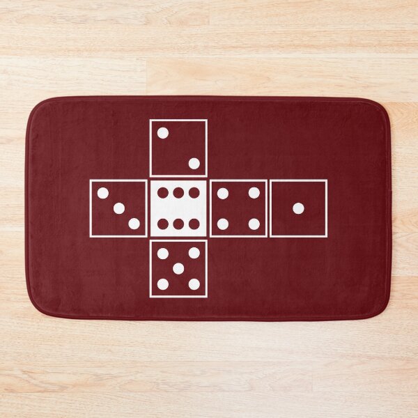 Item preview, Red Unrolled D6 designed and sold by clarkstpress.