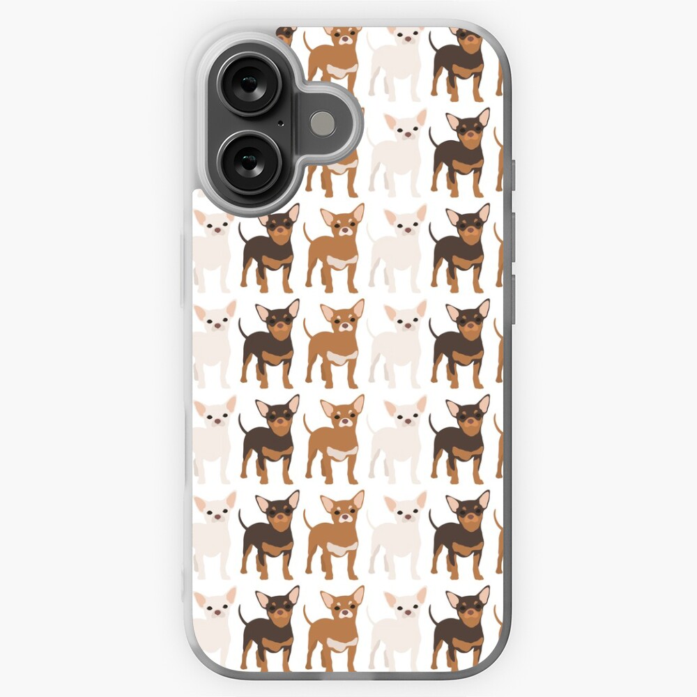 Fun Chihuahua Dog Breed Lover Pattern  Sticker