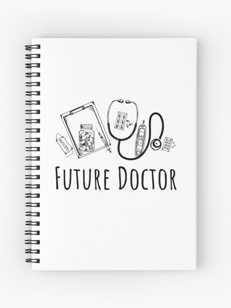 Cuaderno de espiral «Future Doctor - Regalos para estudiantes de medicina»  de GasparArts | Redbubble