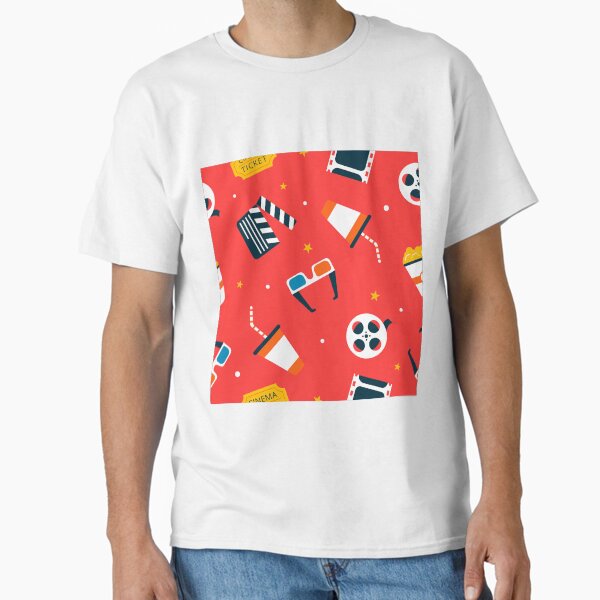cinema lover pattern Classic T-Shirt
