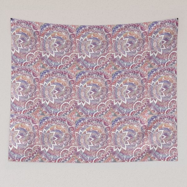 Item preview, tie dye spiral floral mandala designed and sold by blejsart.