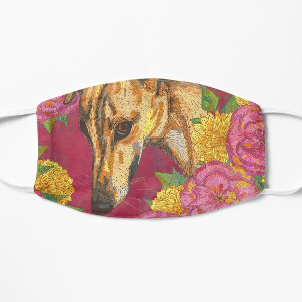 Floral Greyhound Girlies Mask