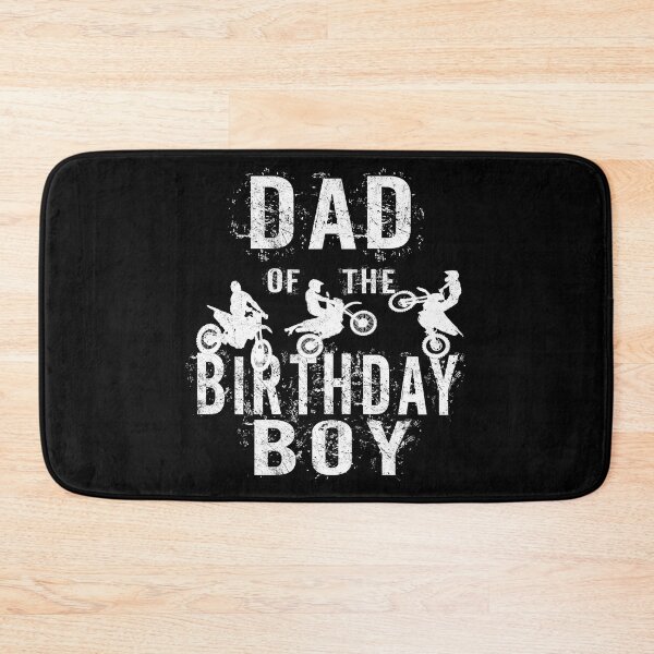 Item preview, Dad Of The Birthday Boy Dirt Bike B-day Party print designed and sold by Grabitees.