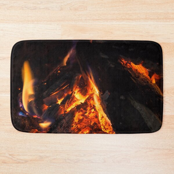 Item preview, Colorful Heat - Hygge Coziness by the Fireplace  designed and sold by Georgia Mizuleva.