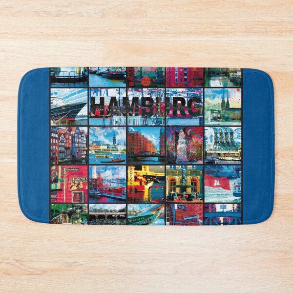 Item preview, 03 Fascination Hamburg Collage Pop Art - Margarita Art designed and sold by Margarita-Art.