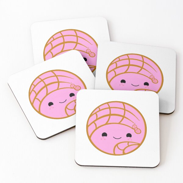 Item preview, Cute Chibi Kawaii Pink Concha (Pan Dulce Art)  designed and sold by Ivan Ramirez.