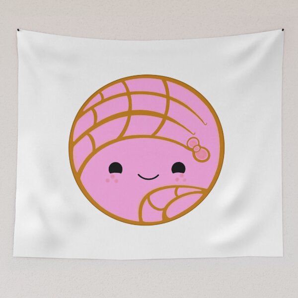 Item preview, Cute Chibi Kawaii Pink Concha (Pan Dulce Art)  designed and sold by Ivan Ramirez.