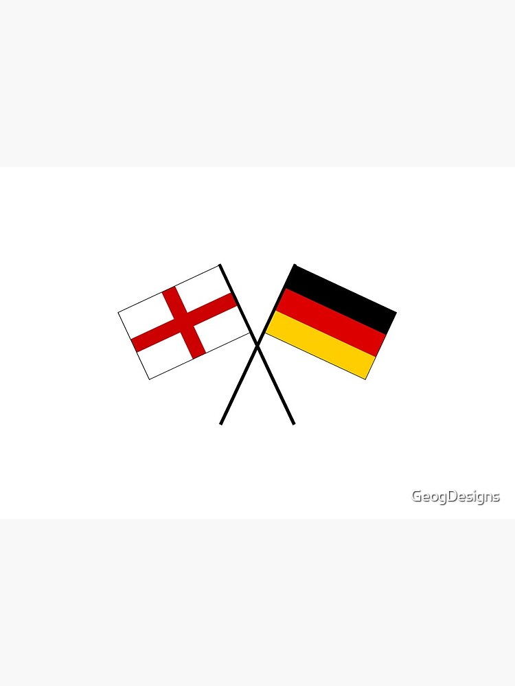 "England Deutschland gekreuzte Flagge Fahne" Maske von GeogDesigns | Redbubble