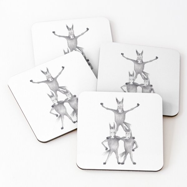 The Athletic Donkeys Coasters (Set of 4)