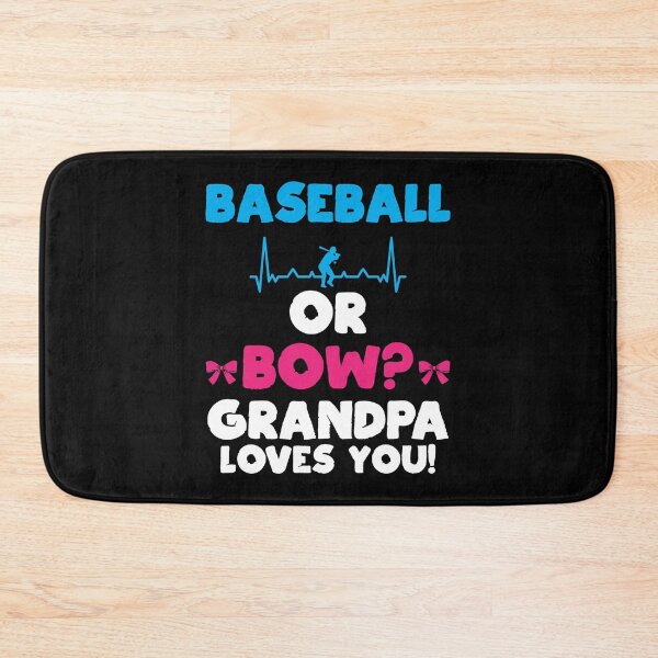 Item preview, Baseball or Bow Grandpa Loves You Gender Reveal Gift designed and sold by haselshirt.