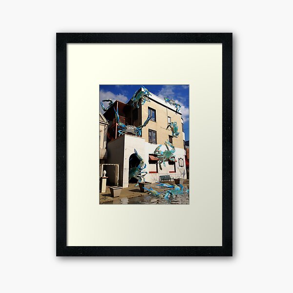 Ocean Invasion #12: We've Got Crabs Framed Art Print