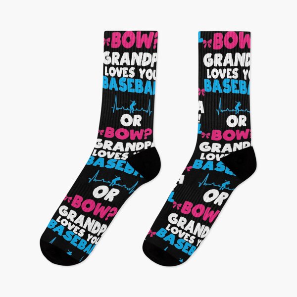 Item preview, Baseball or Bow Grandpa Loves You Gender Reveal Gift designed and sold by haselshirt.