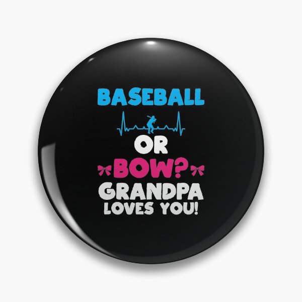 Item preview, Baseball or Bow Grandpa Loves You Gender Reveal Gift designed and sold by haselshirt.