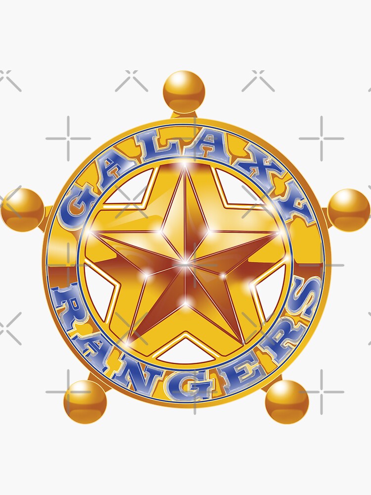 Galaxy rangers Sticker for Sale by Ursula Lopez