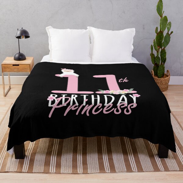 Item preview, 11th Birthday Princess Llama Girl Llamazing 11 Years Old graphic designed and sold by Grabitees.