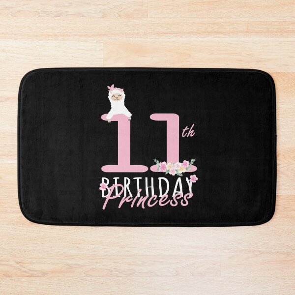 Item preview, 11th Birthday Princess Llama Girl Llamazing 11 Years Old graphic designed and sold by Grabitees.