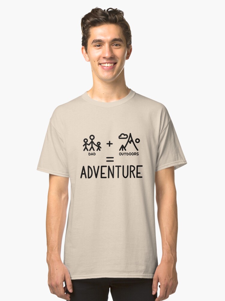 Alternate view of Adventure Dad Classic T-Shirt