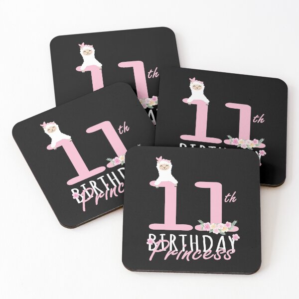 Item preview, 11th Birthday Princess Llama Girl Llamazing 11 Years Old graphic designed and sold by Grabitees.