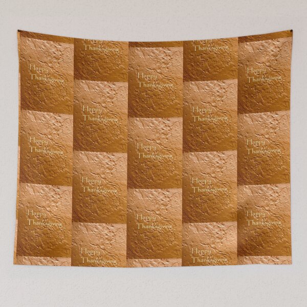 Item preview, Happy Thanksgiving on a baked pumpkin pie painting designed and sold by djrunnels.