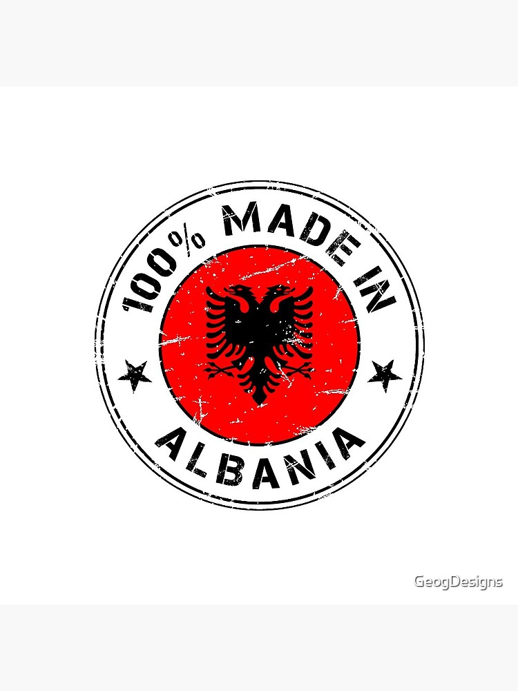 Albania T Shirt Albanian style double-headed eagle Albanian flag