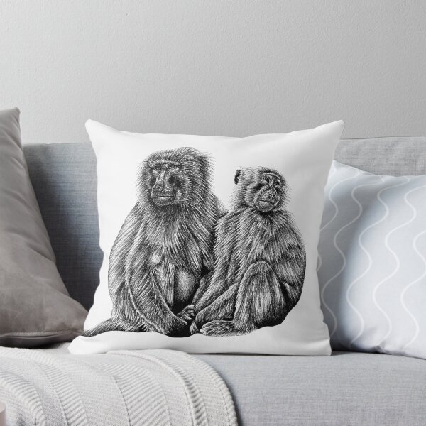 Item preview, Hamadryas baboon monkey pair designed and sold by LorenDowding.