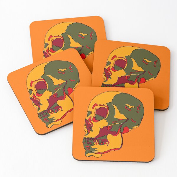 Item preview, Color Skull Contour Line Art designed and sold by Curlytale.
